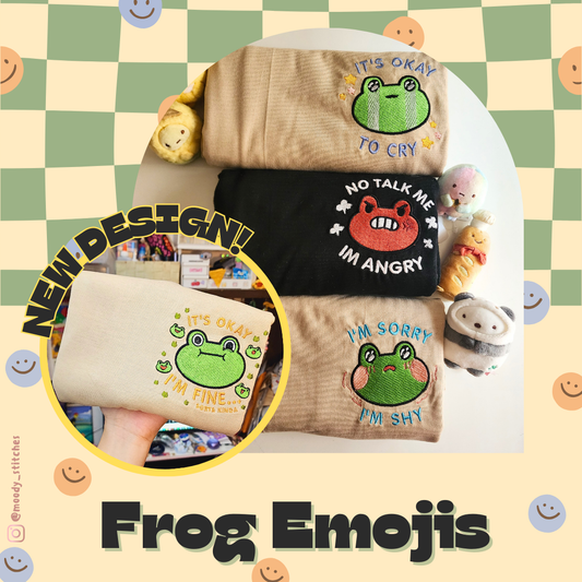 Moody Designs - Frog Emojis