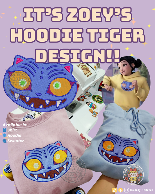 KDH it's Zoey's Hoodie Tiger Design!!
