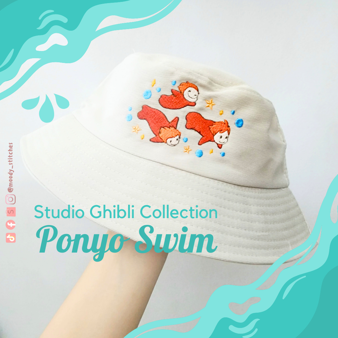 Studio Ghibli - Ponyo Swims Bucket Hat