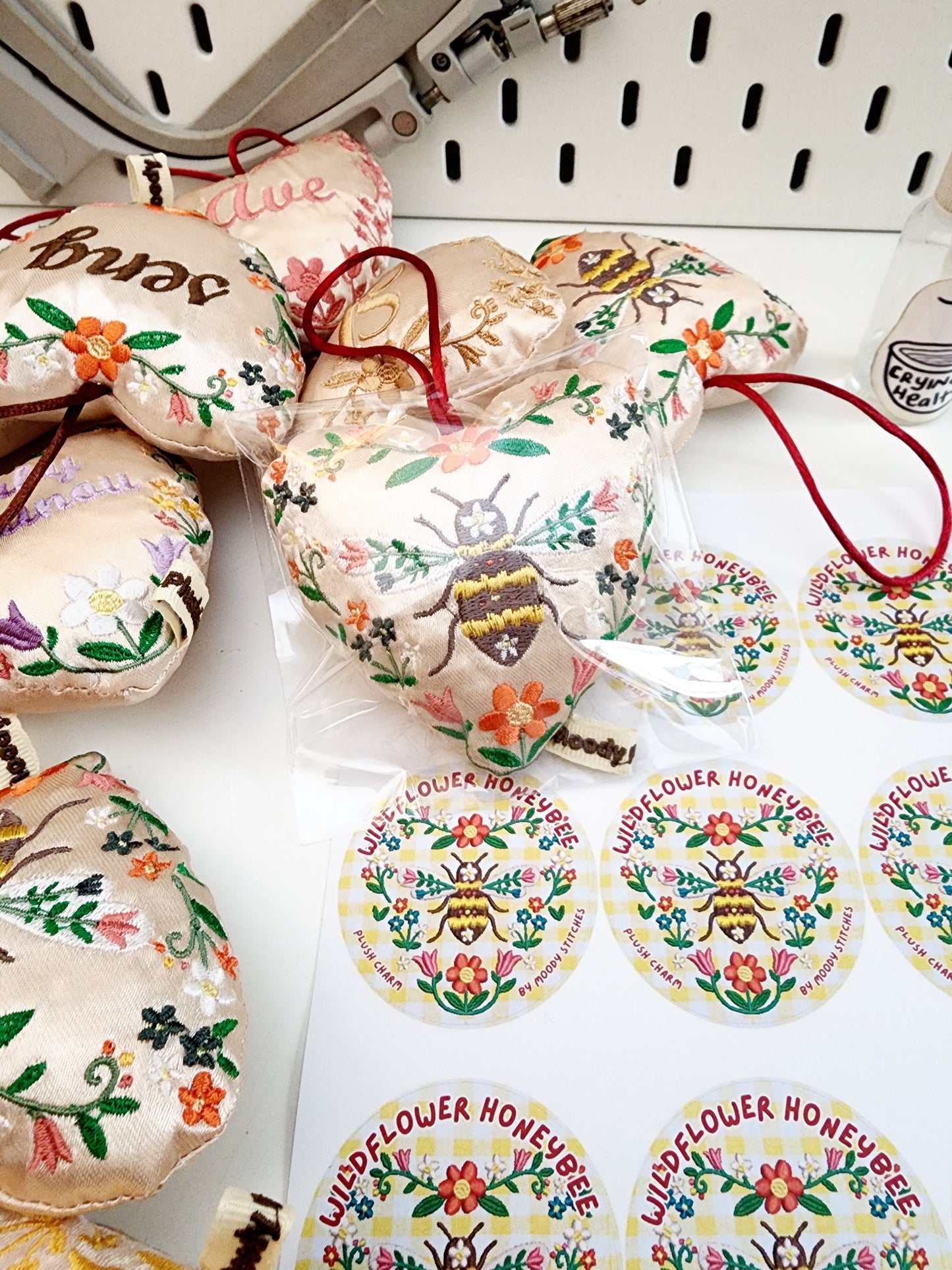 🌿🌼🌸Our Wildflower Honeybee Plush Charm🌸🌼🌿