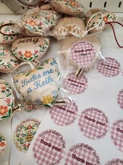 🌿🌼🌸Custom Wildflower Plush Charm🌸🌼🌿