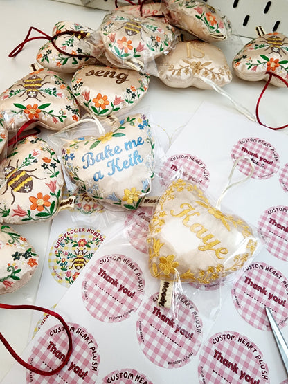 🌿🌼🌸Custom Wildflower Plush Charm🌸🌼🌿
