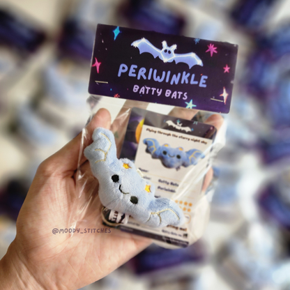 Batty Bats: Periwinkle Plushie Keychain