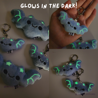 Batty Bats: Periwinkle Plushie Keychain